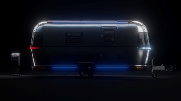 Solar Powered Electric Airstream Travel Trailer is Perfect For Off Grid Travelers
